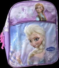 kids School Backpack Disney Princess Frozen Elsa & Anna Nursery Multi Colour Bag