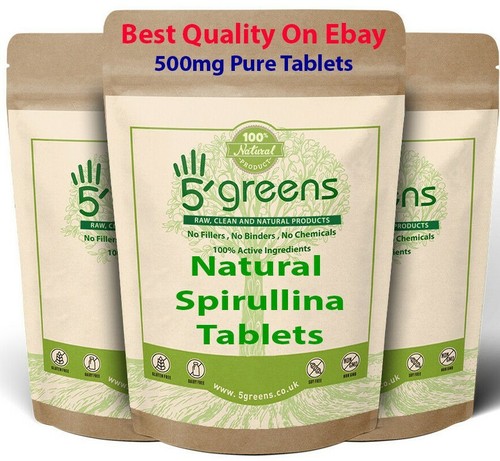 Spirulina 500mg tablets - spirulina,