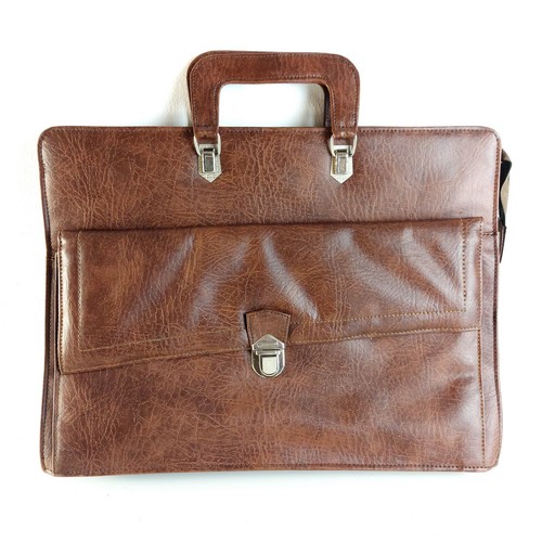 Vintage leather briefcase - vintage,