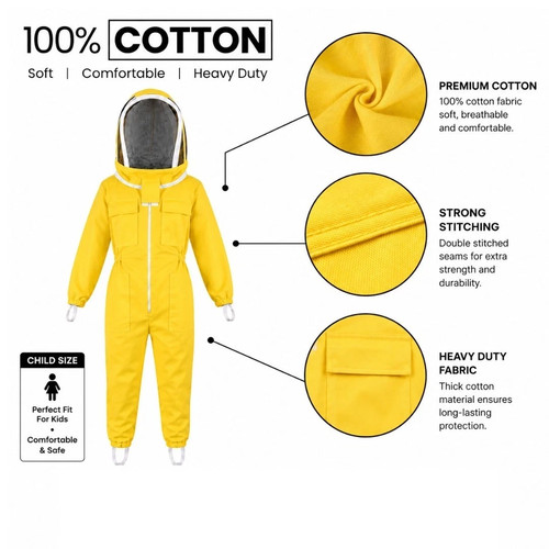 Kids beekeeping suit cotton - suit,