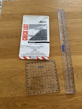 Piper PA28 Checklist & Pilot Rulers