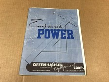 Vintage Offenhauser Equipment