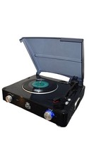 GPO Stylo Retro Vinyl Record Player Turntable  Built-in Speakers AUX 33/45/78RPM