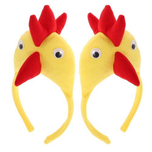 2pcs plush chicken headband - plush,