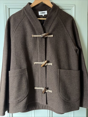 Ladies short duffle - short, brown