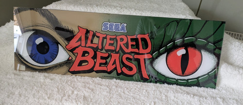 Altered beast arcade marquee - altered, (arcade