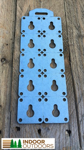 Keyhole hanging plate kit - keyhole,