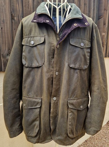 Barbour ogston waxed jacket - ogston,