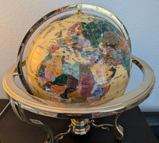 18" LARGE Gemstone Globe with