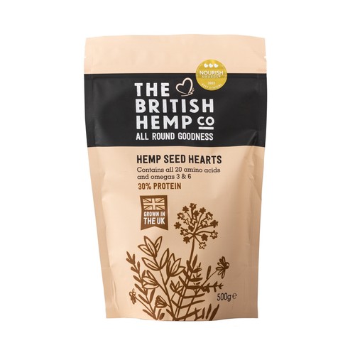 Hemp hearts shelled seeds - seeds, raw