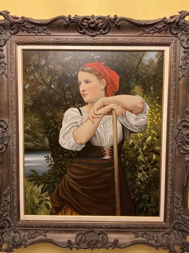 Oil canvas the haymaker - on,