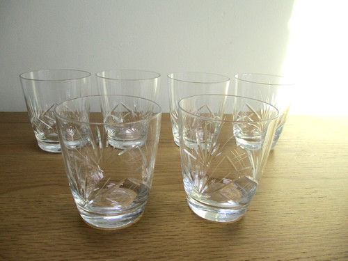 Vintage water glasses set - vintage,