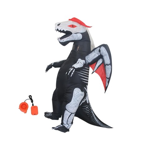 Inflatable dinosaur costume - inflatable,