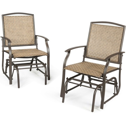 Set brown outdoor glider - 2,