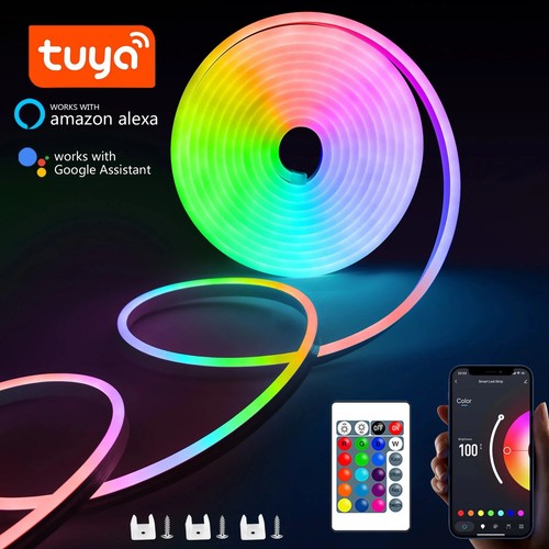 Led neon lights strip rgb - led,