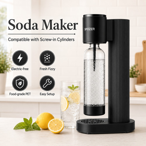 Spozer sparkling water - maker, /