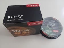 Imation DVD-RW 120mins 4.7 GB Box of 10 Sealed + Spindle of 9 (TOTAL 19)