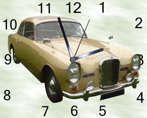 Alvis wall hanging - , clock