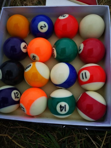 Pool balls set ball box - ball,