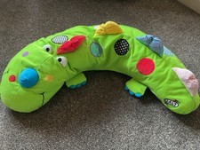 GALT Plush Toy Dinosaur Sensory Neck Cushion Pillow Tummy Time Support Sounds