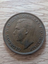 King George VI One Penny Coin