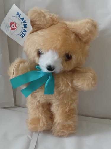 Vintage playmate teddy bear - vintage,