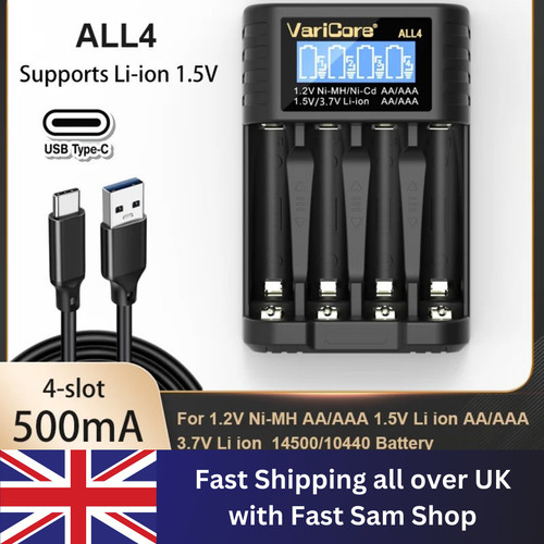 Slots lcd fast - 4, battery