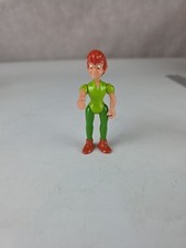 Disney Peter Pan Figure, 3" Pan Figure, Green, Poseable, Famosa Disney 