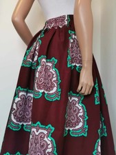 Maxi Skirt For Women's  ,african Print,available In All Size, Handmade