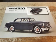 Nov 1962 VOLVO 122S 4 - Door Sedan   Original Sales Leaflet 