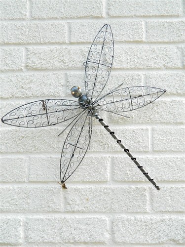 Dragonfly wall art garden - art,