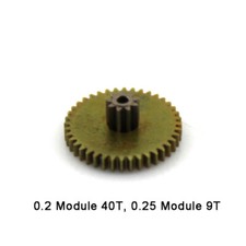 Metal Brass Gears 0.2 Modulus