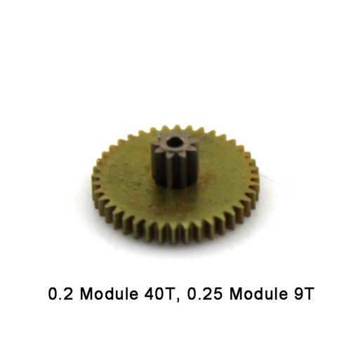 Metal brass gears modulus - metal, 0.2