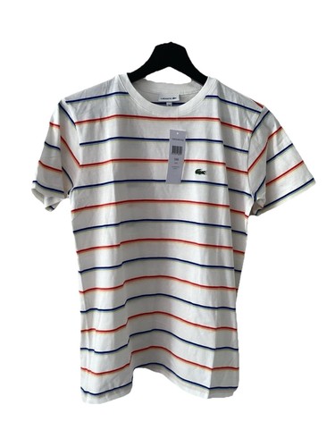 Lacoste boys cream striped - boys,