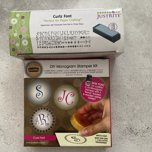 Justrite diy monogram - justrite, stamper