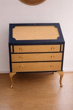 Vintage Writing Bureau Painted