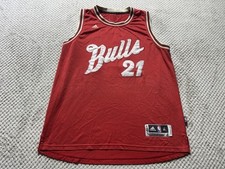 Jimmy Butler Chicago Bulls NBA Adidas Swingman 2015 Christmas Jersey XL +2