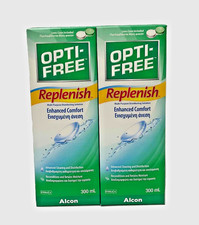 2 x 300ml OPTI-FREE Replenish Contact Lens Solution MultiPack