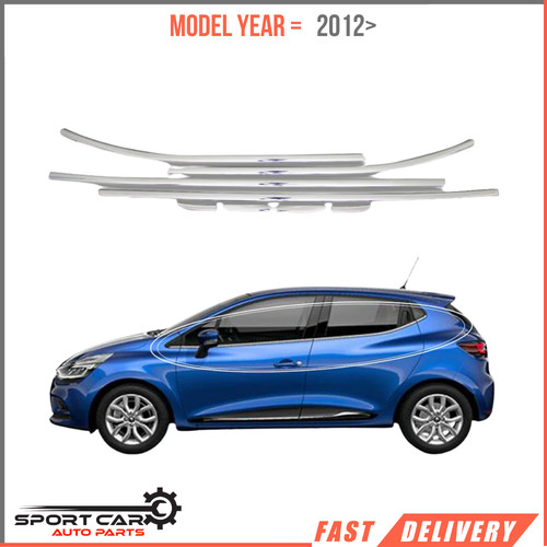 Chrome window trim set - 8, pcs