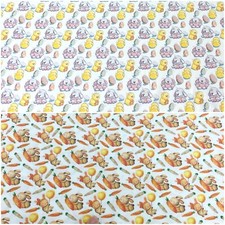 Easter Cotton Fabric Floral