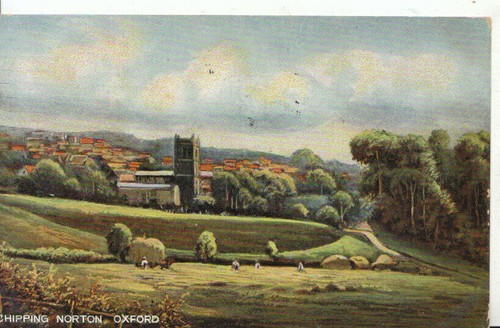 Oxfordshire postcard - postcard,