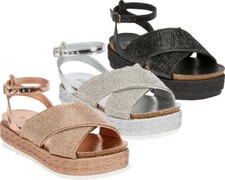 Ladies Wide Fit Wedge Platform