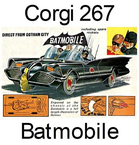 Corgi 267 batman batmobile - 267,