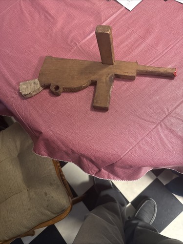 Vintage handmade wooden toy - vintage,