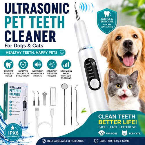 Ultrasonic led pet - ultrasonic, teeth