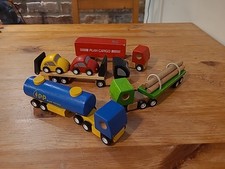 Plan Toys Wooden Lorries Vehicles