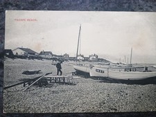 Postcard North End Thorpe Thorpeness nr Leiston Suffolk Photo 1907 Boats houses