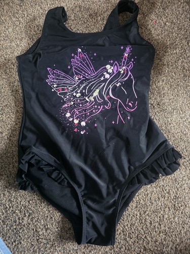 Girls unicorn swimming suit