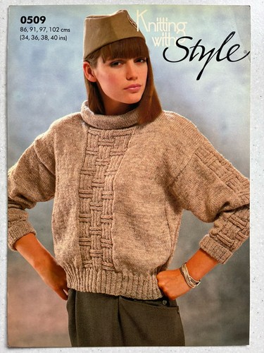 Style vintage knitting pattern - knitting,
