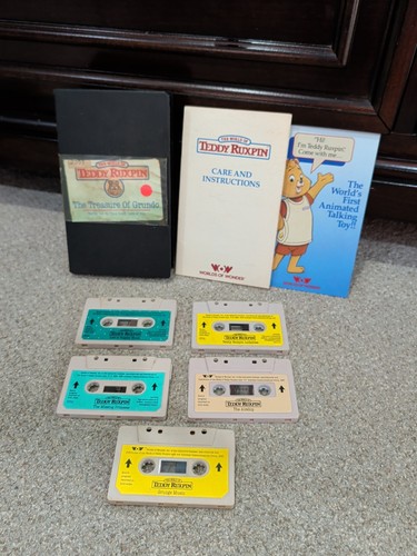 Vintage teddy ruxpin cassette - teddy,
